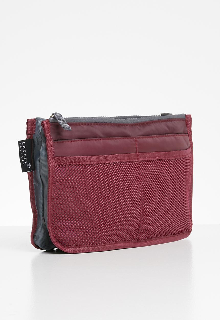 Escape Society - Cosmetic travel organiser - maroon