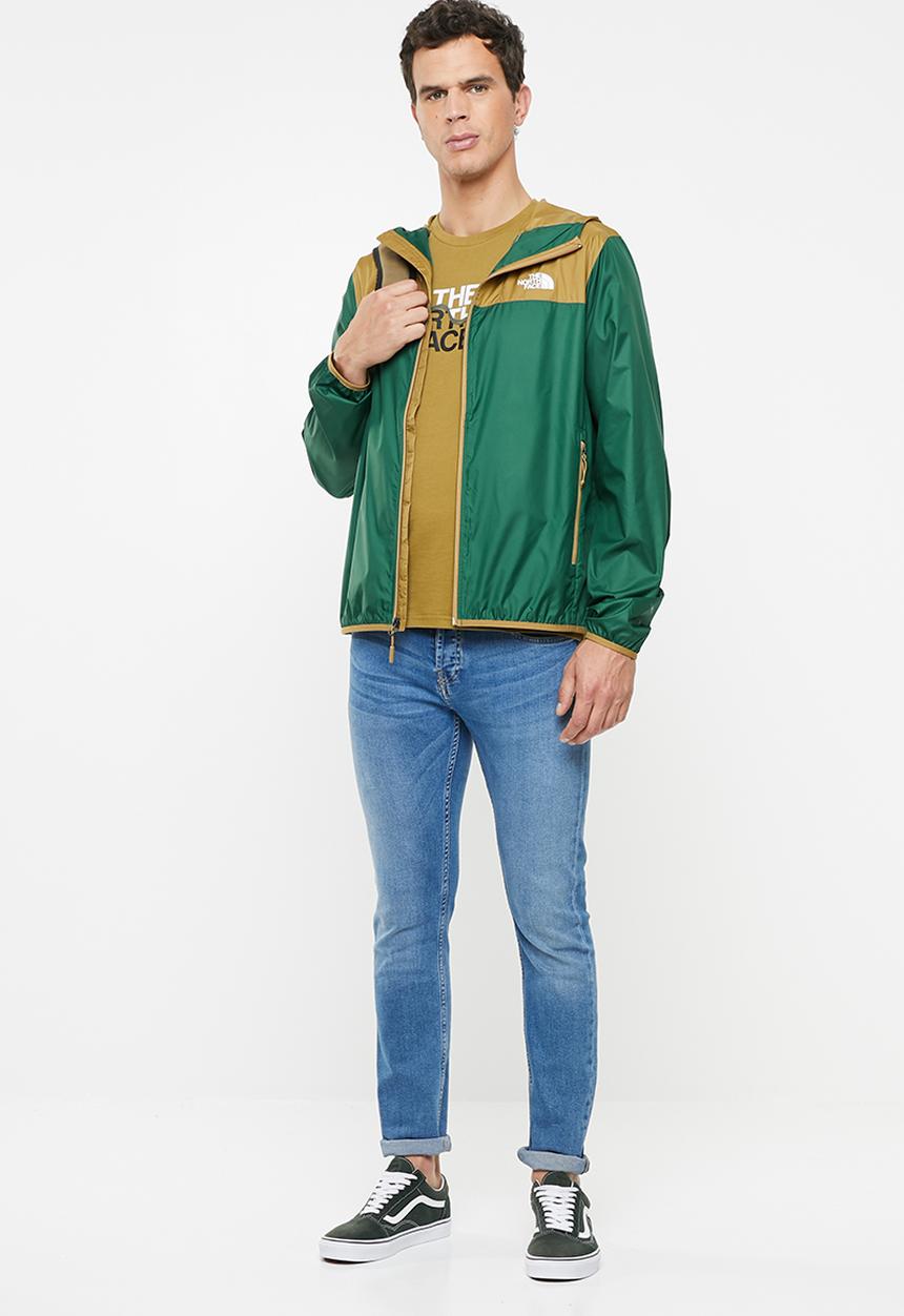 The North Face - Cyclone hoodie - brown & green