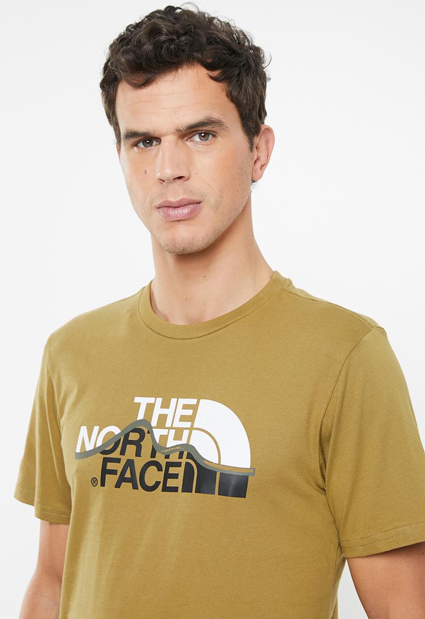 The North Face - Short sleeve mount line tee - brown