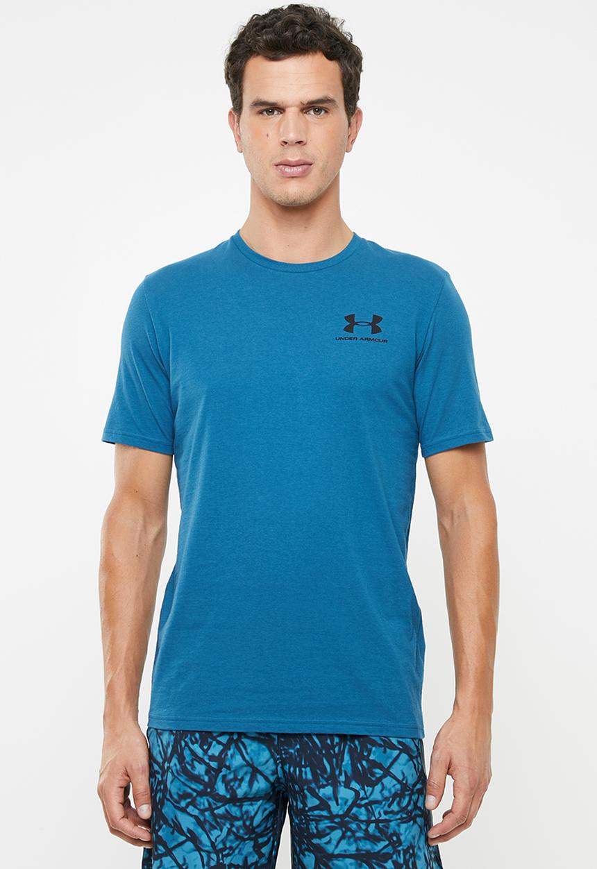 Under Armour - UA inverse box logo tee - blue