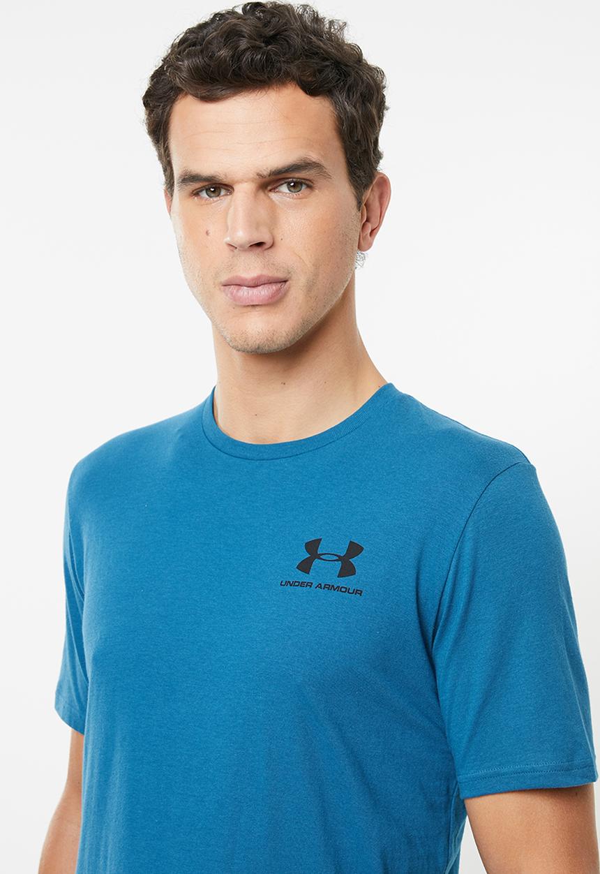 Under Armour - UA inverse box logo tee - blue
