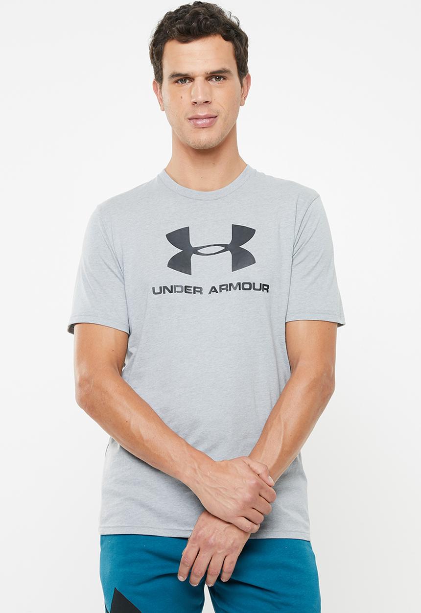 Under Armour - Sportstyle logo short sleeve tee - grey