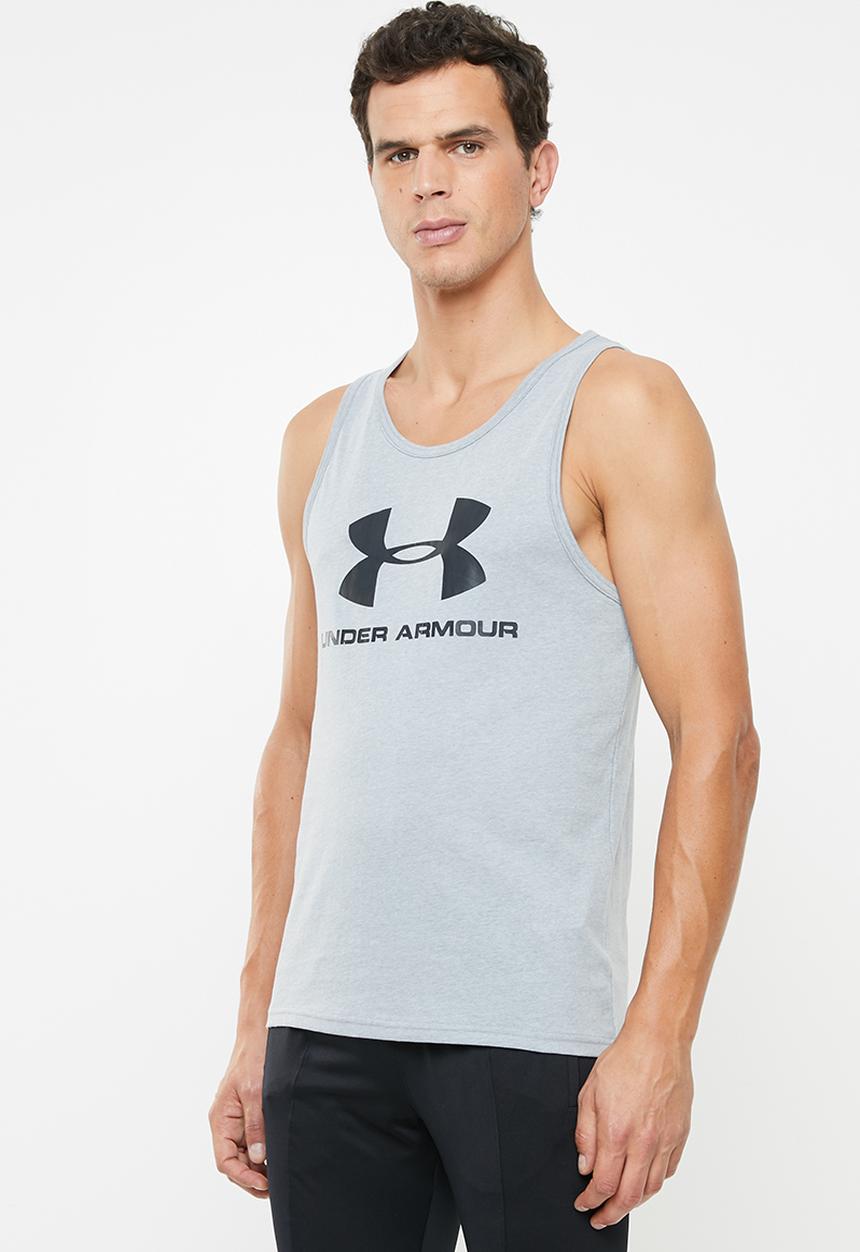 Under Armour - Sportstyle logo tank - grey