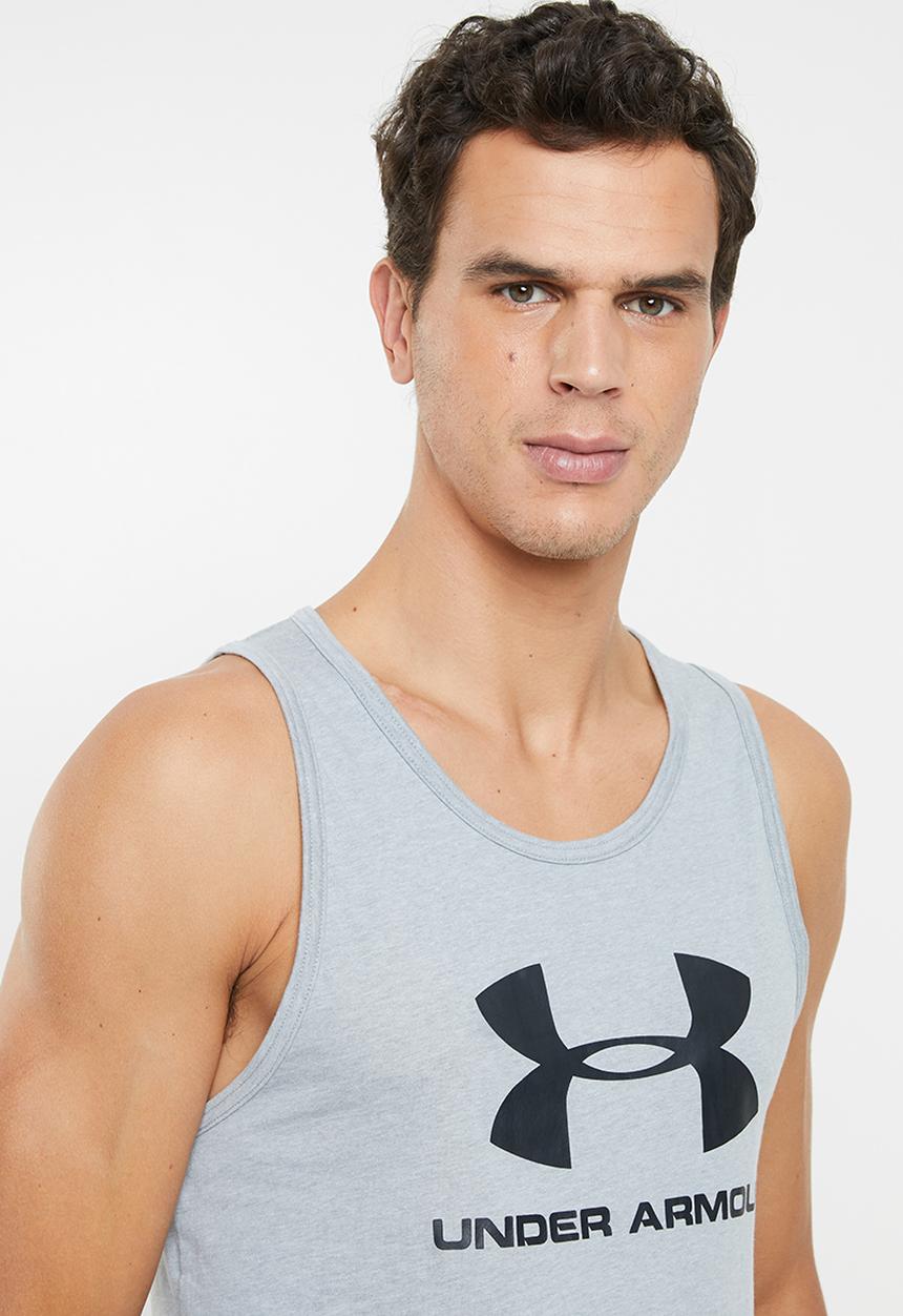 Under Armour - Sportstyle logo tank - grey