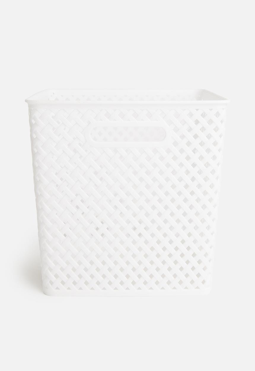 Storage Solutions - Polly storage basket large - white