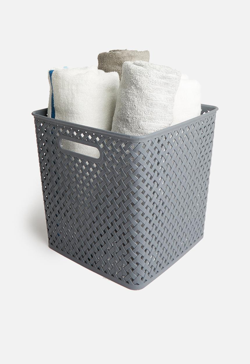 Storage Solutions - Polly storage basket large - grey