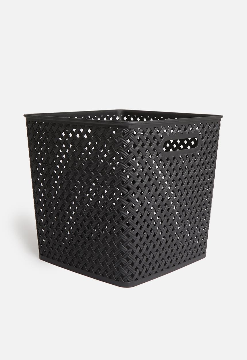 Storage Solutions - Polly storage basket large - black