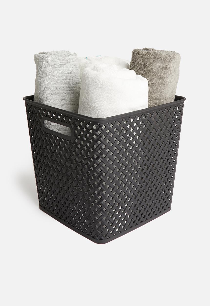 Storage Solutions - Polly storage basket large - black