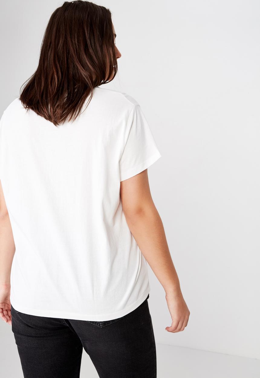 Cotton On - Curve graphic tee - white