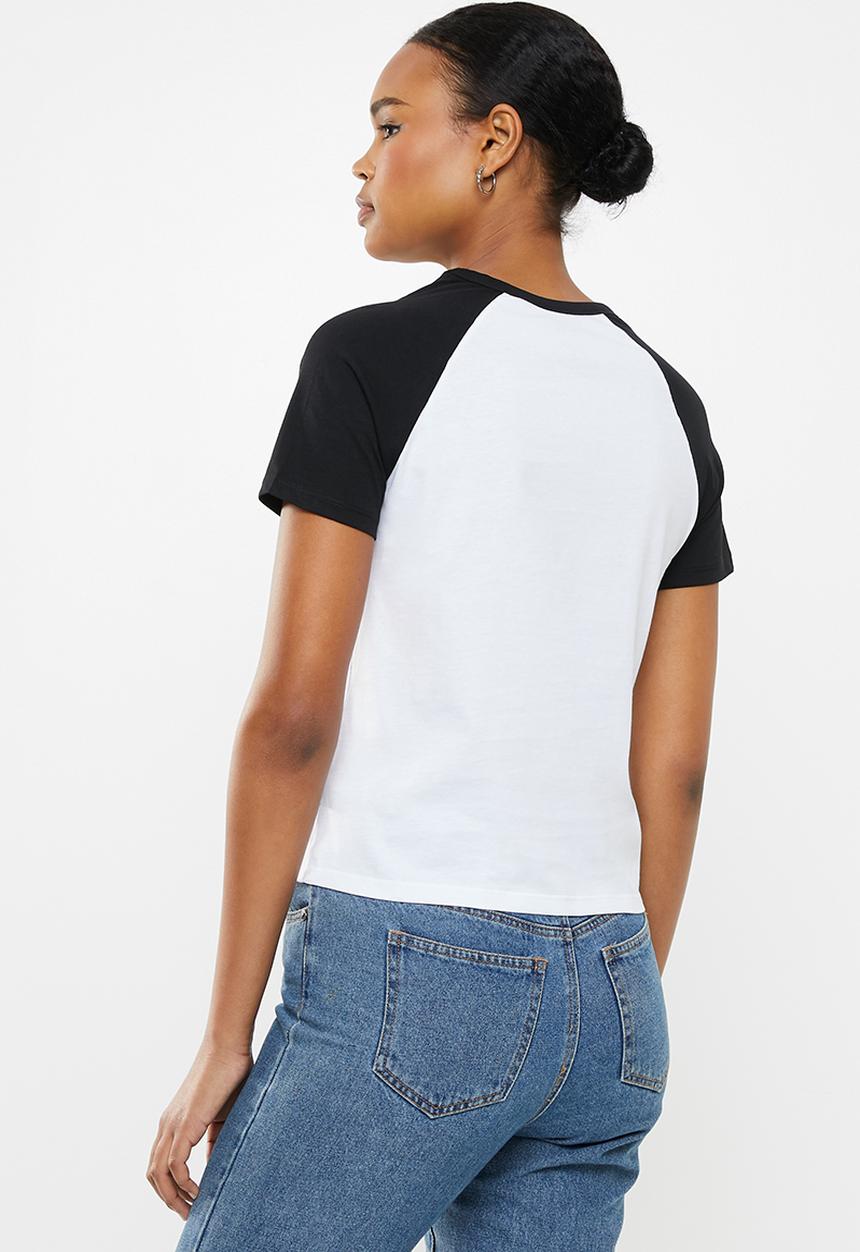 Vans - Attendance ringer raglan - white & black