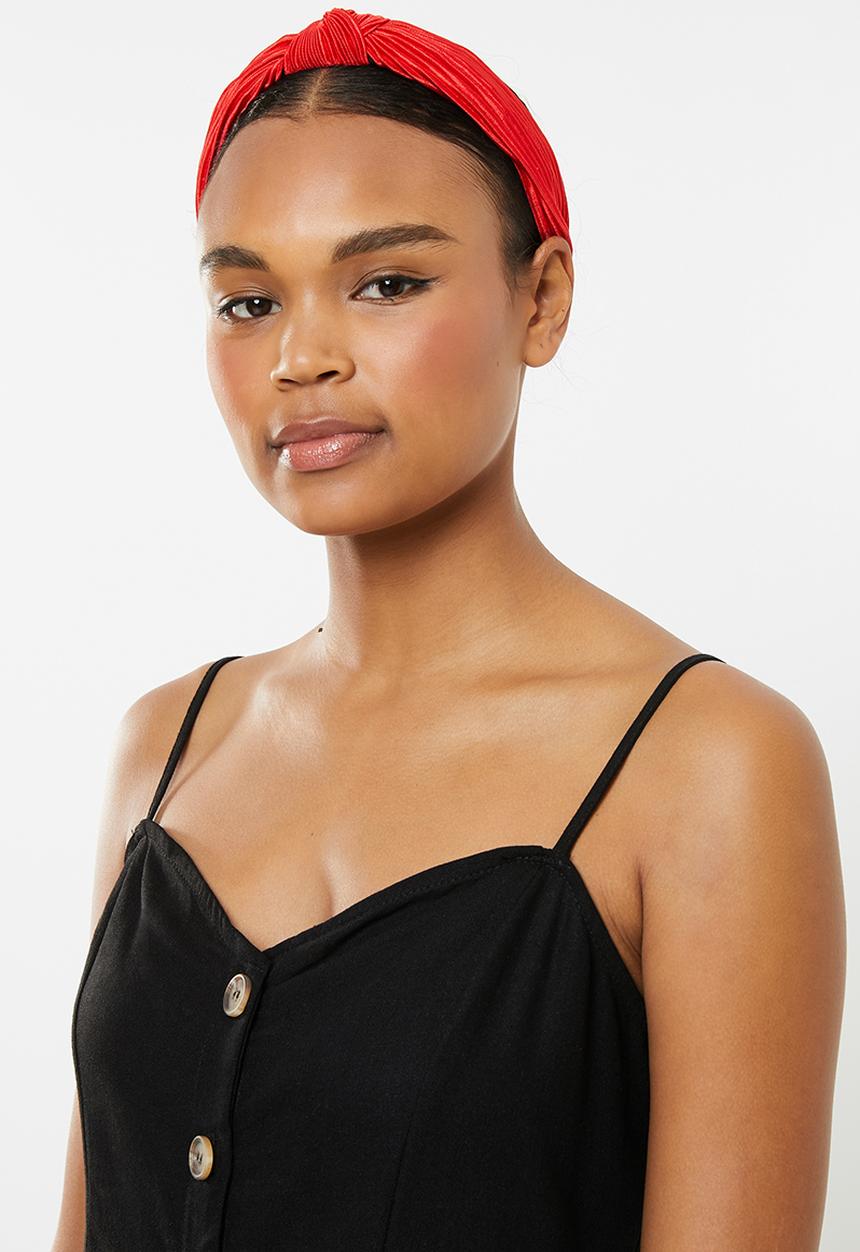 Cotton On - Woven beth button front midi dress - black