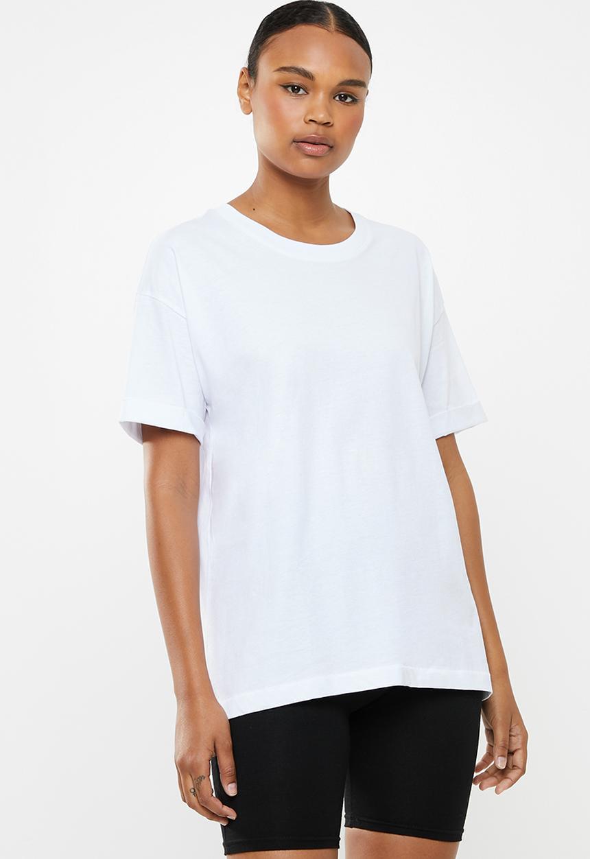 Cotton On - The relaxed boyfriend tee - white