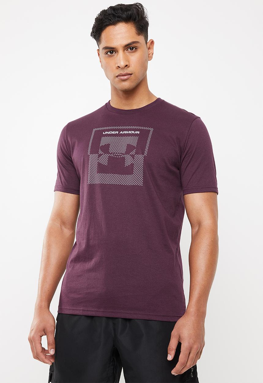 Under Armour - Under Armour inverse box logo tee - purple