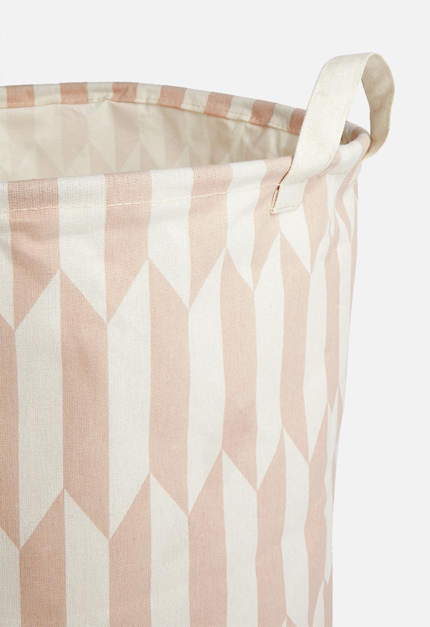 Sixth Floor - Arrow laundry basket - light orange & peach
