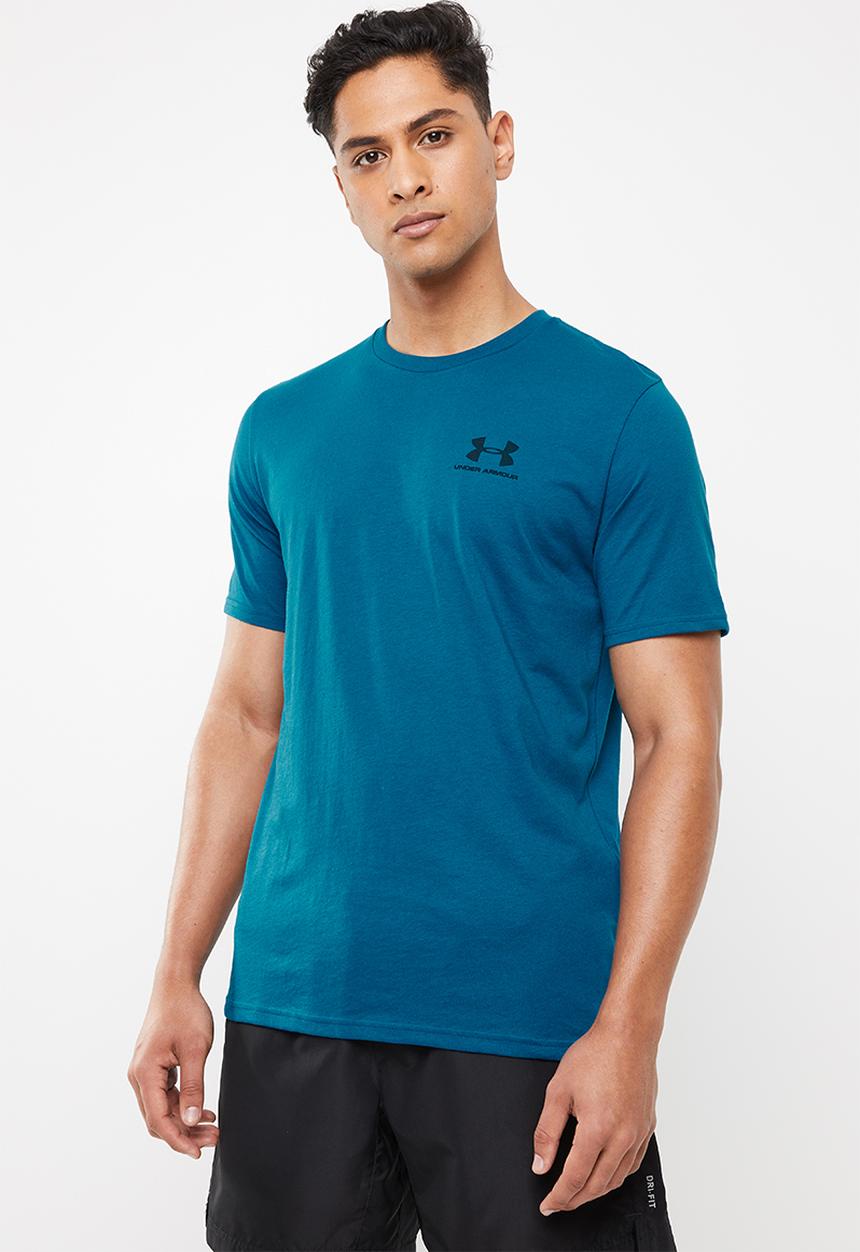 Under Armour - Sport style left chest short sleeve tee - blue