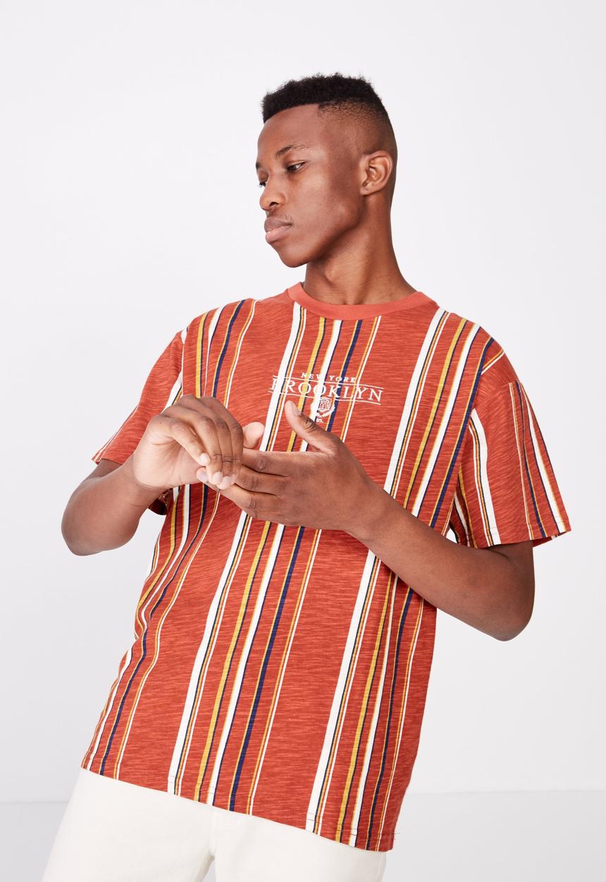 Cotton On - Downtown loose fit tee - orange