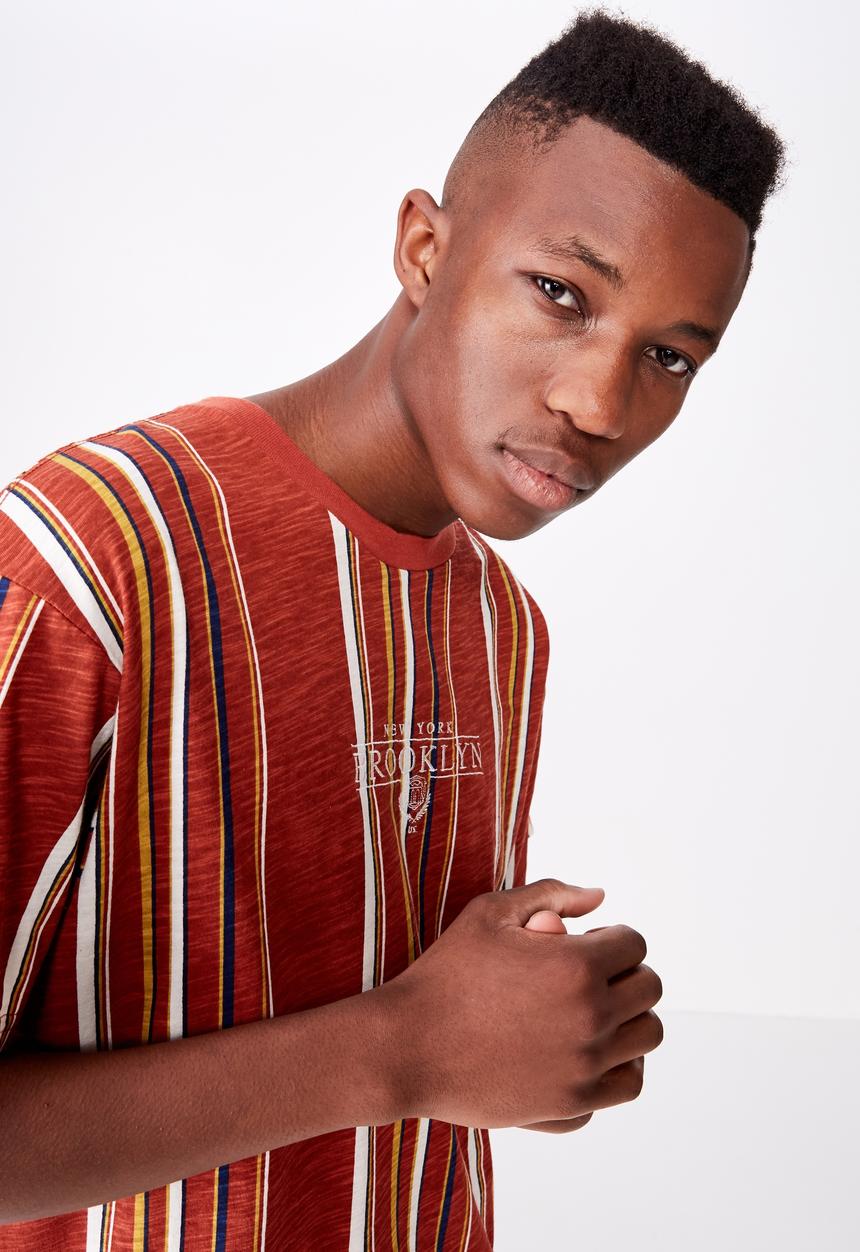 Cotton On - Downtown loose fit tee - orange