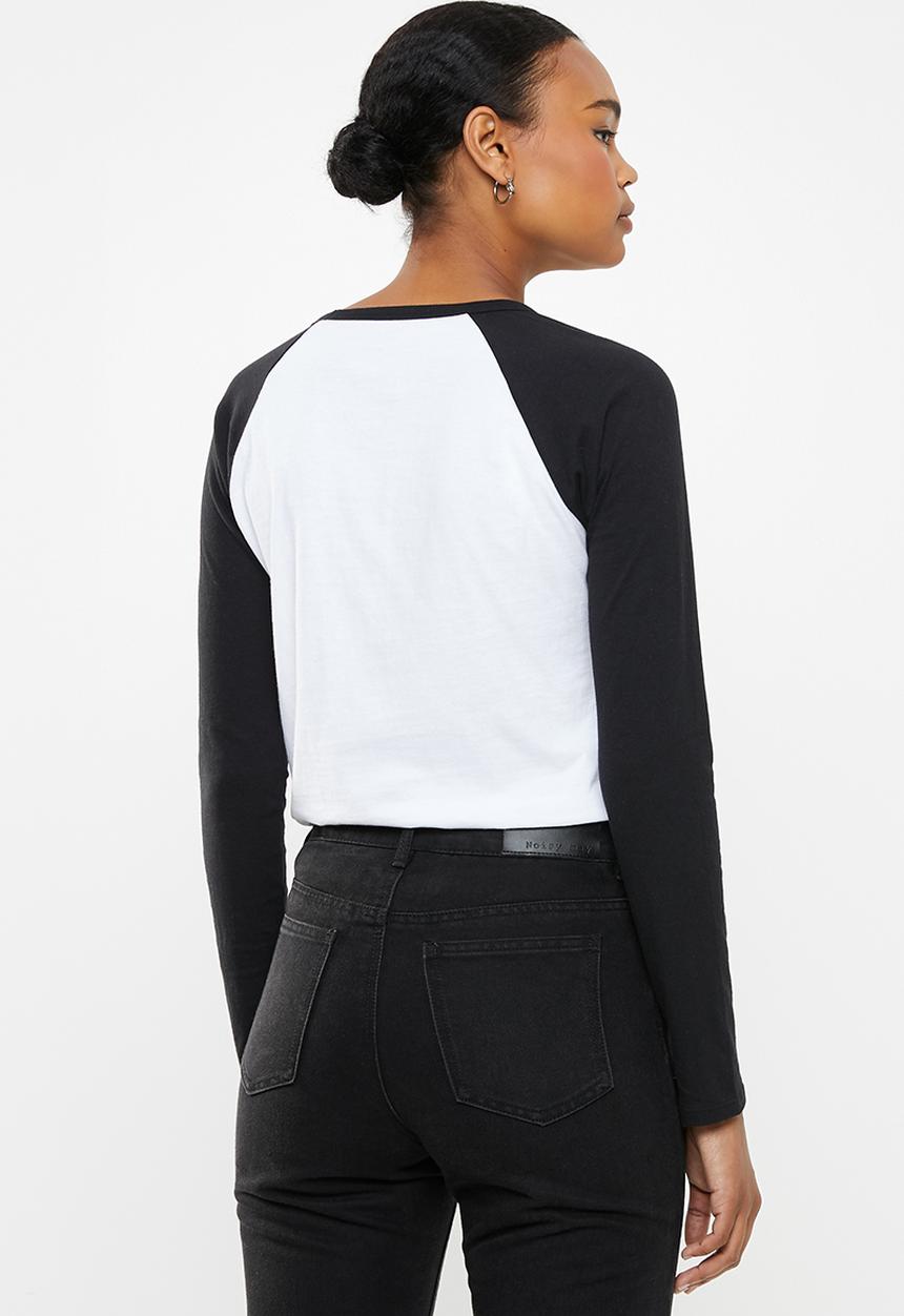 Vans - Sting long sleeve raglan - white & black