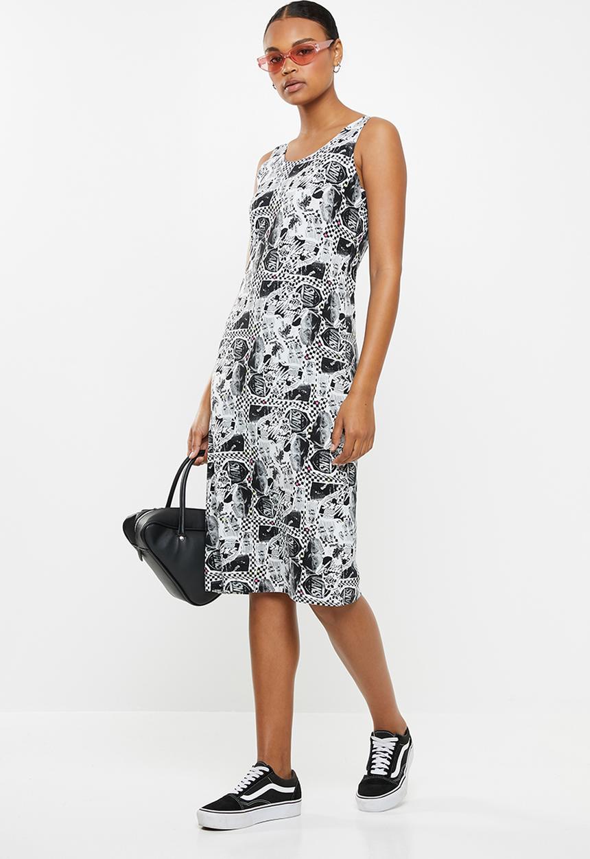 Vans - Zine sting dress - black & white