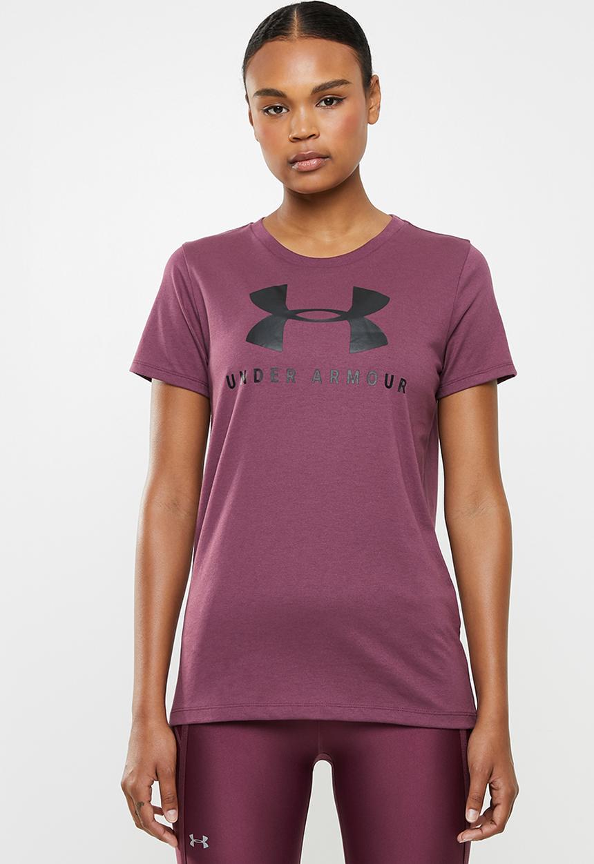 Under Armour - Graphic sportstyle classic crew - purple & black