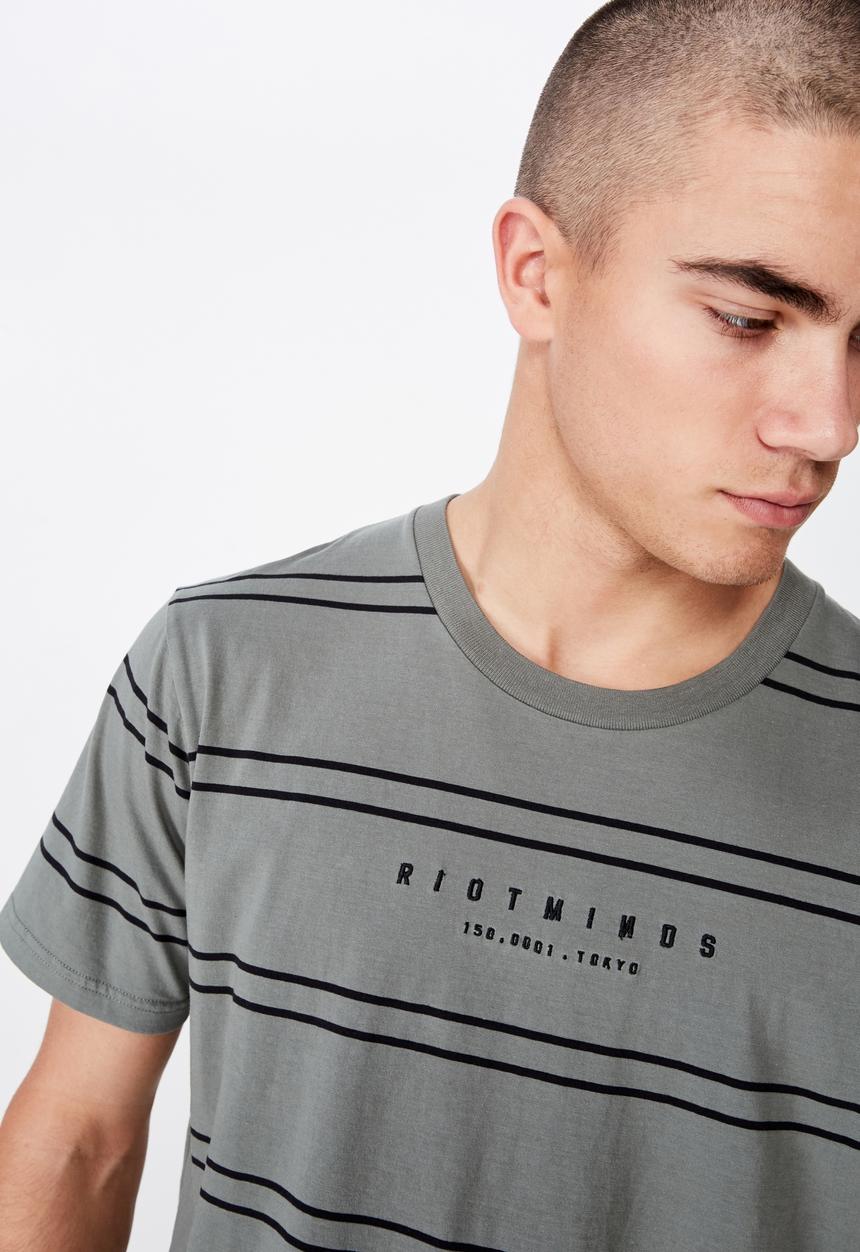 Cotton On - Longline scoop hem tee - grey