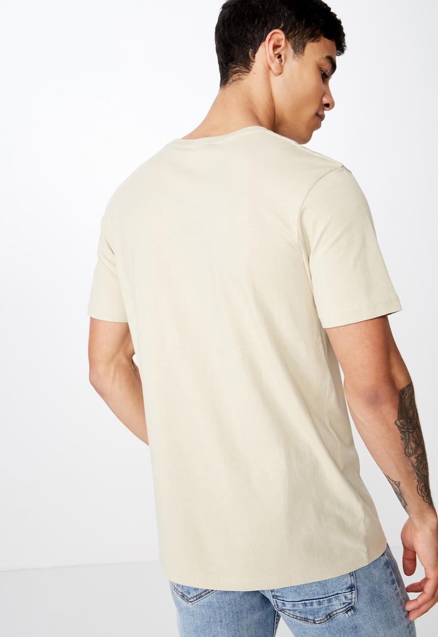 Cotton On - Tbar text T-shirt - neutral