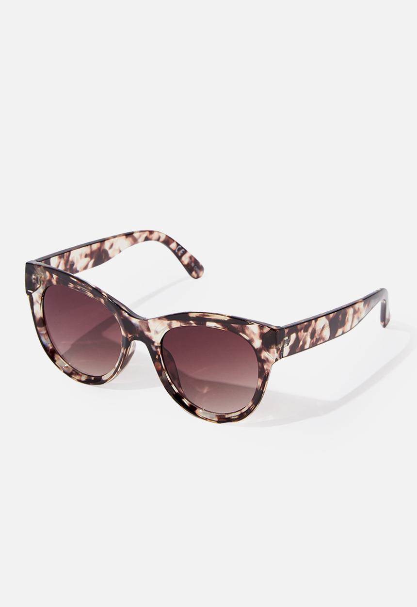 Cotton On - Wendi cateye sunglasses - brown & cream 