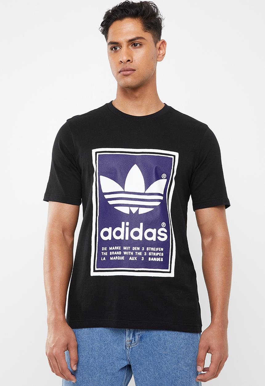 adidas Originals - Archive pantone tee - black & purple