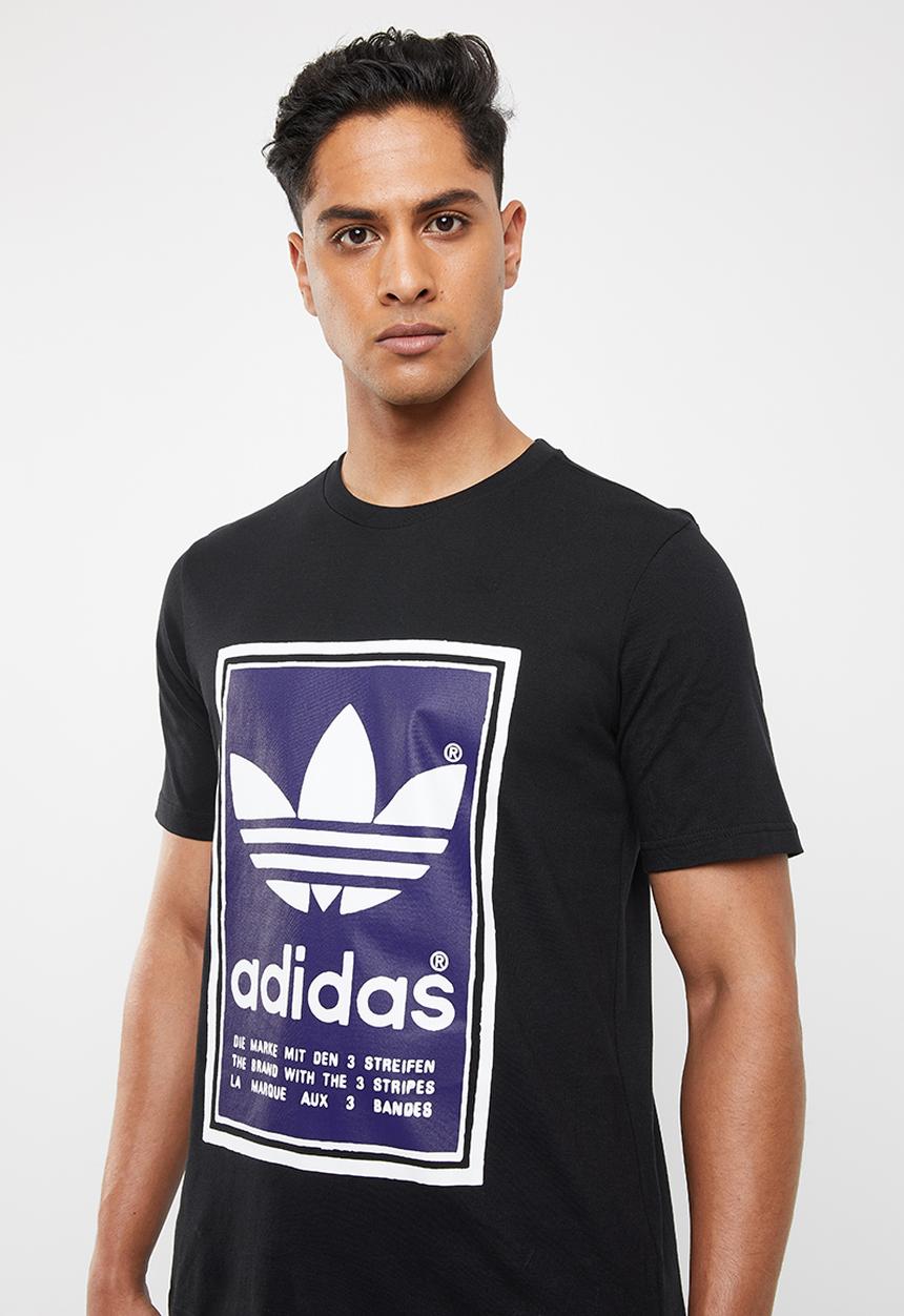adidas Originals - Archive pantone tee - black & purple
