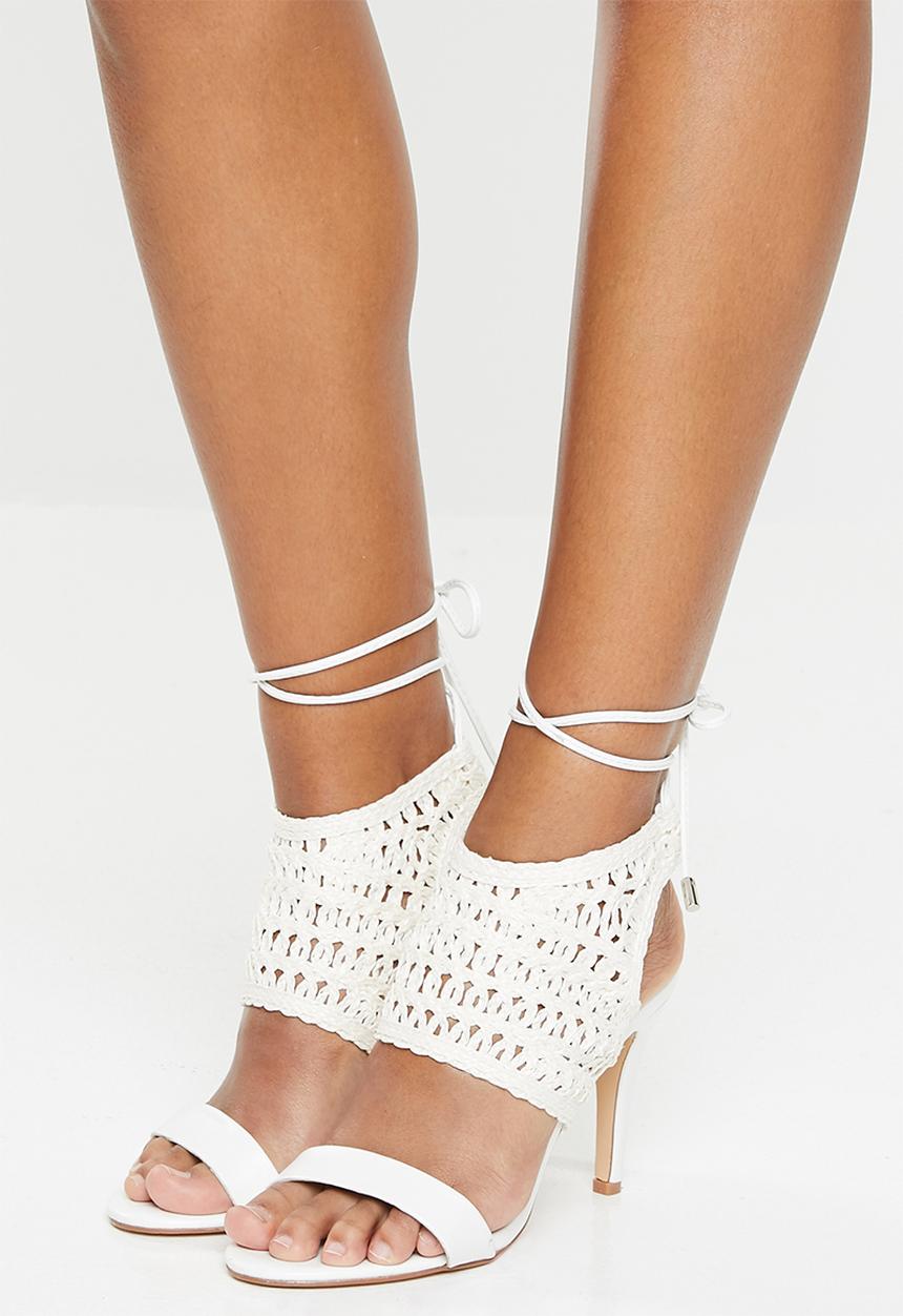 Miss Black - Polaris heel - white