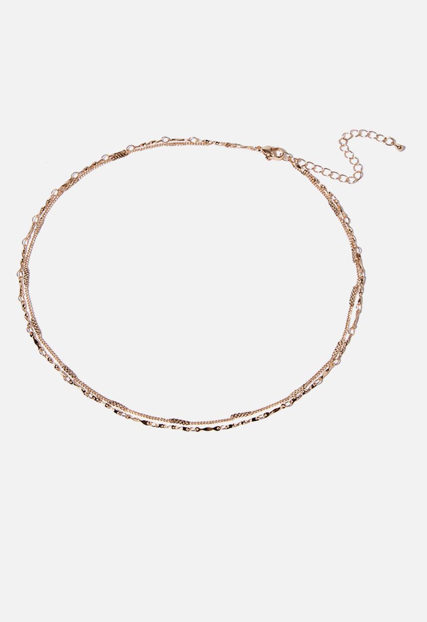 Cotton On - Pyxis modern metals pearl choker  - gold