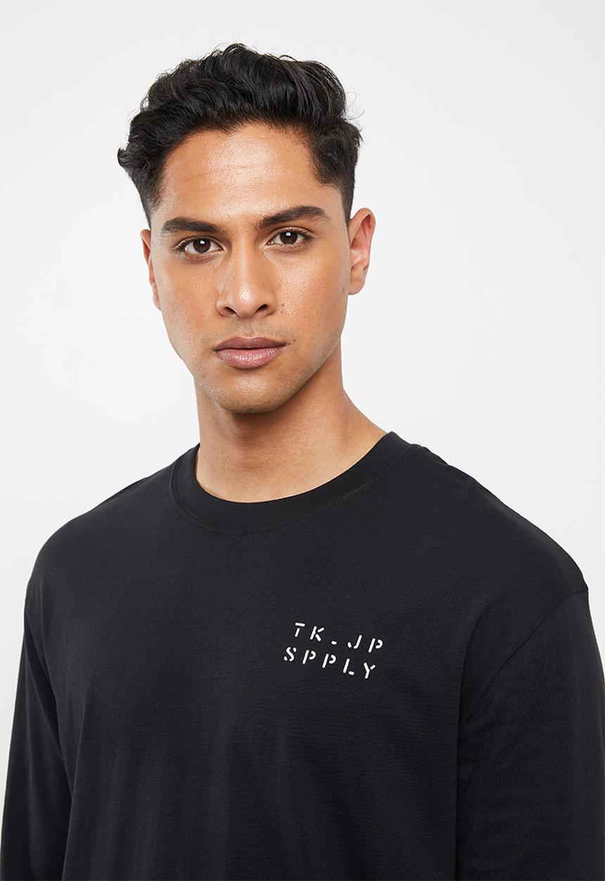 Cotton On - Tbar long sleeve tee - black