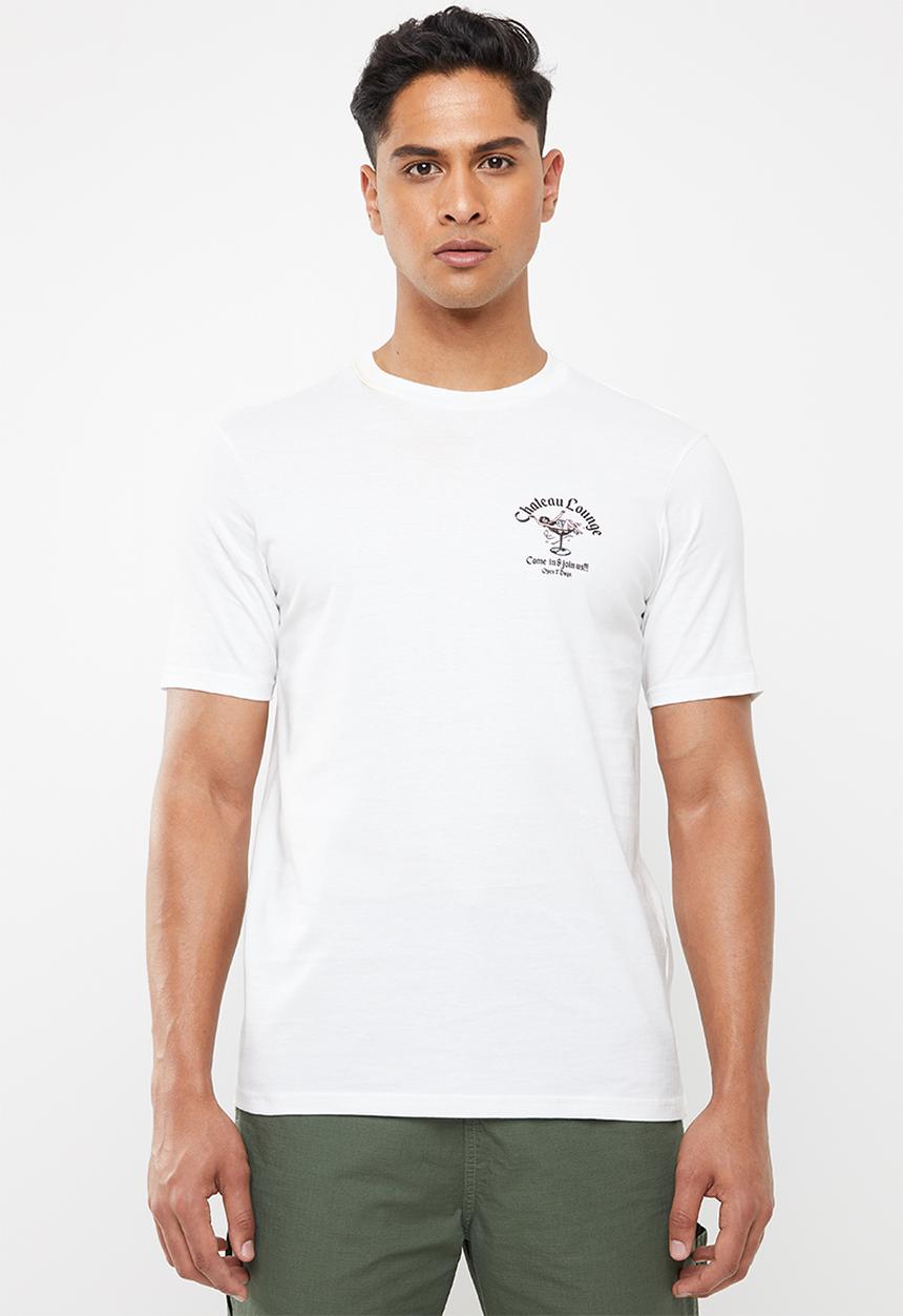 Cotton On - Tbar art short sleeve tee - white 