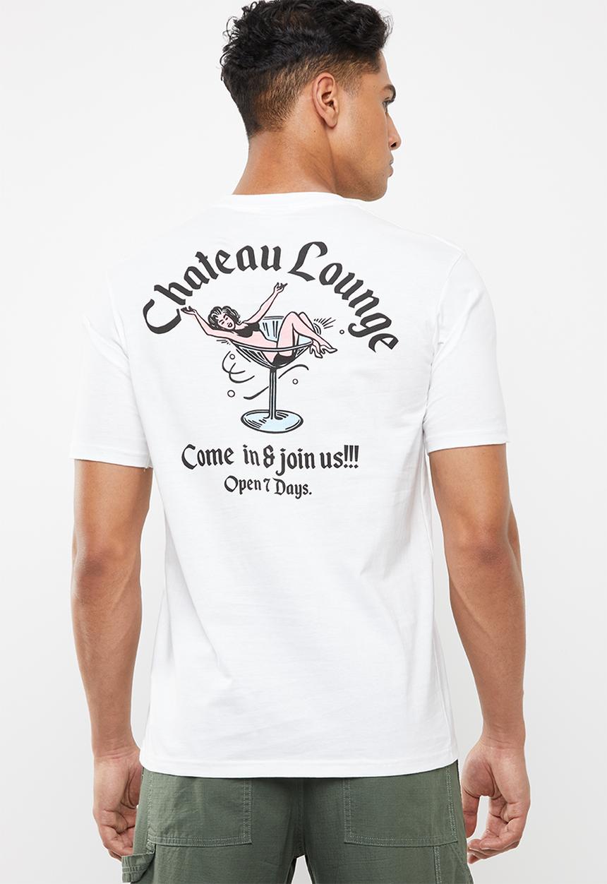 Cotton On - Tbar art short sleeve tee - white 