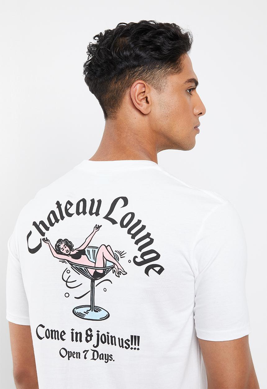 Cotton On - Tbar art short sleeve tee - white 