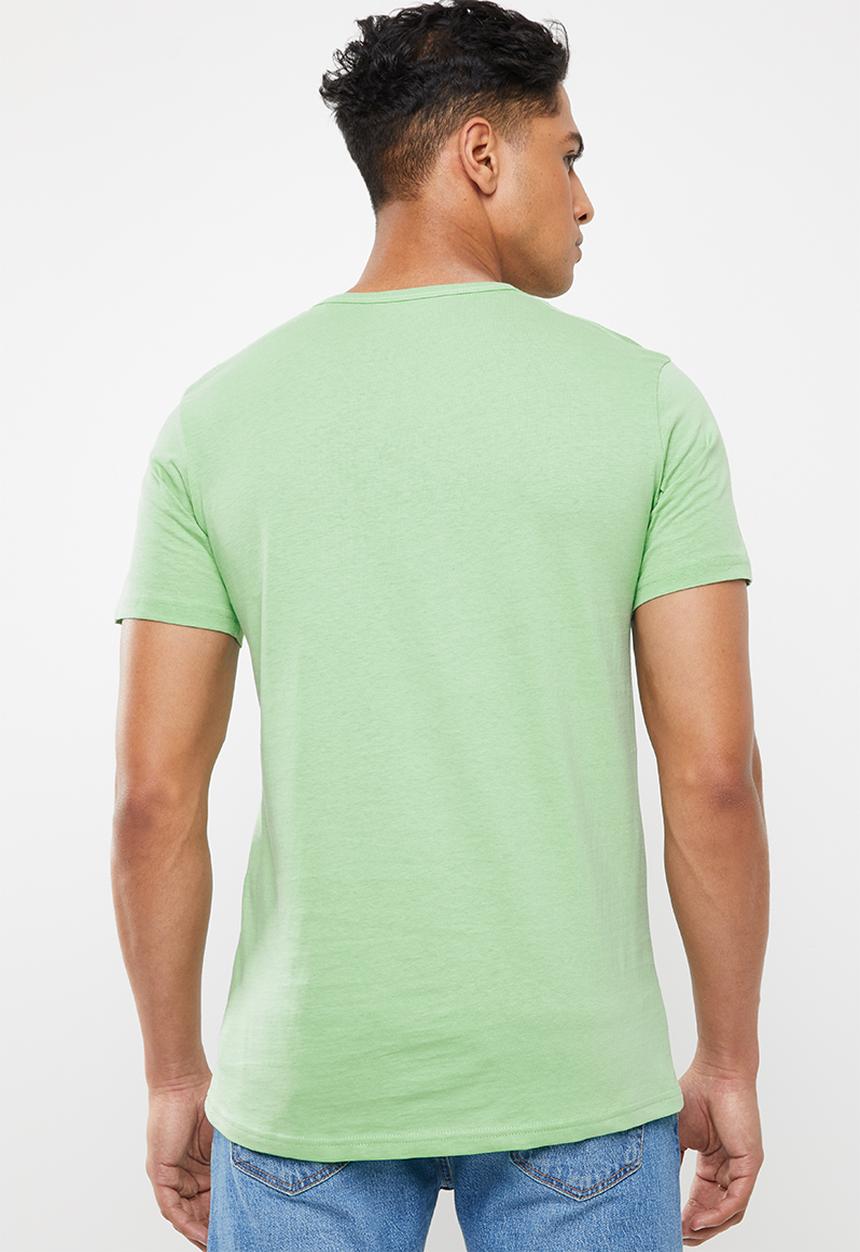 Cotton On - Essential henley - green