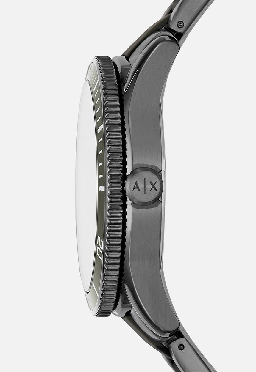 Armani Exchange - Enzo - gunmetal/military green