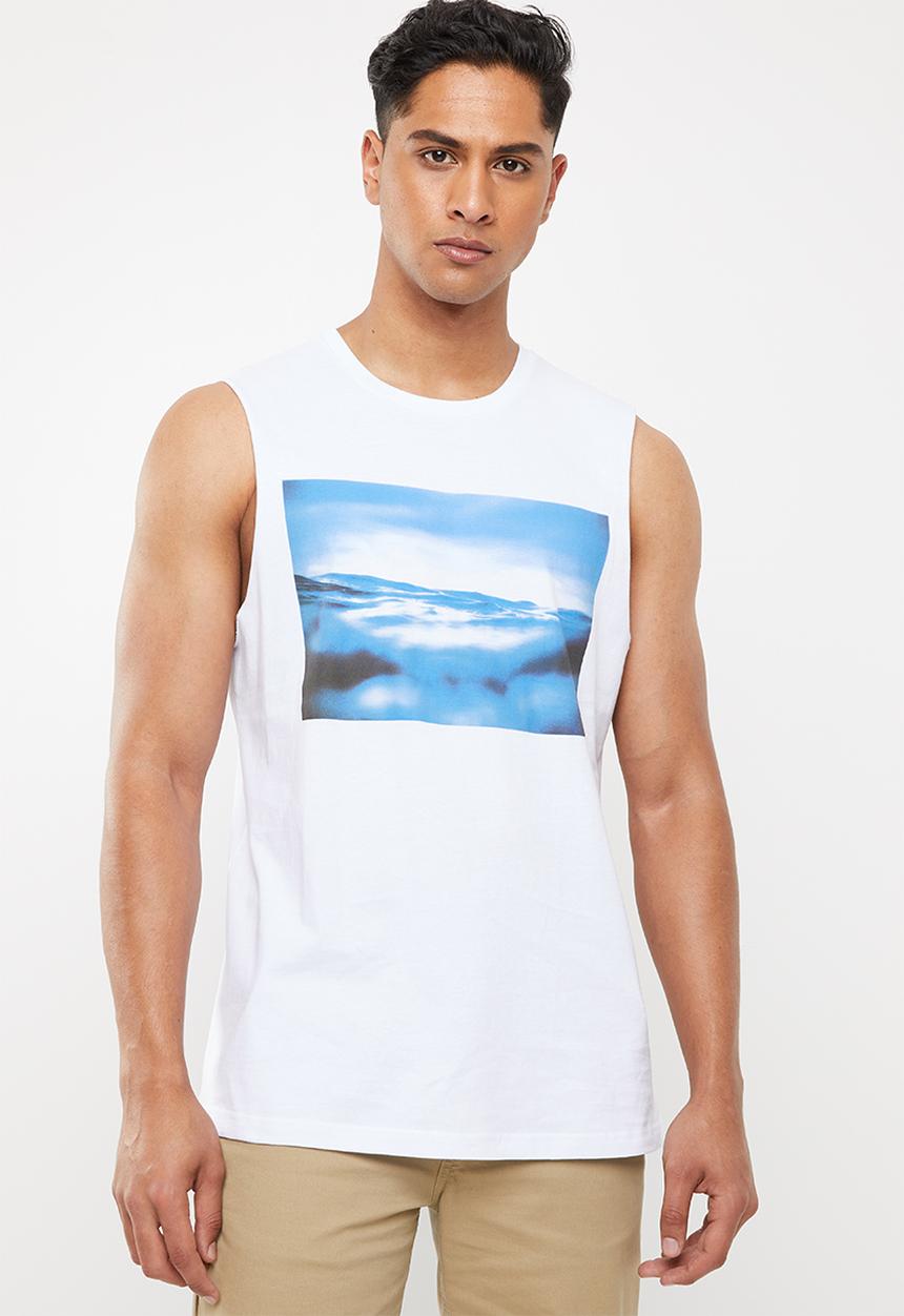Cotton On - Tbar muscle tank - white