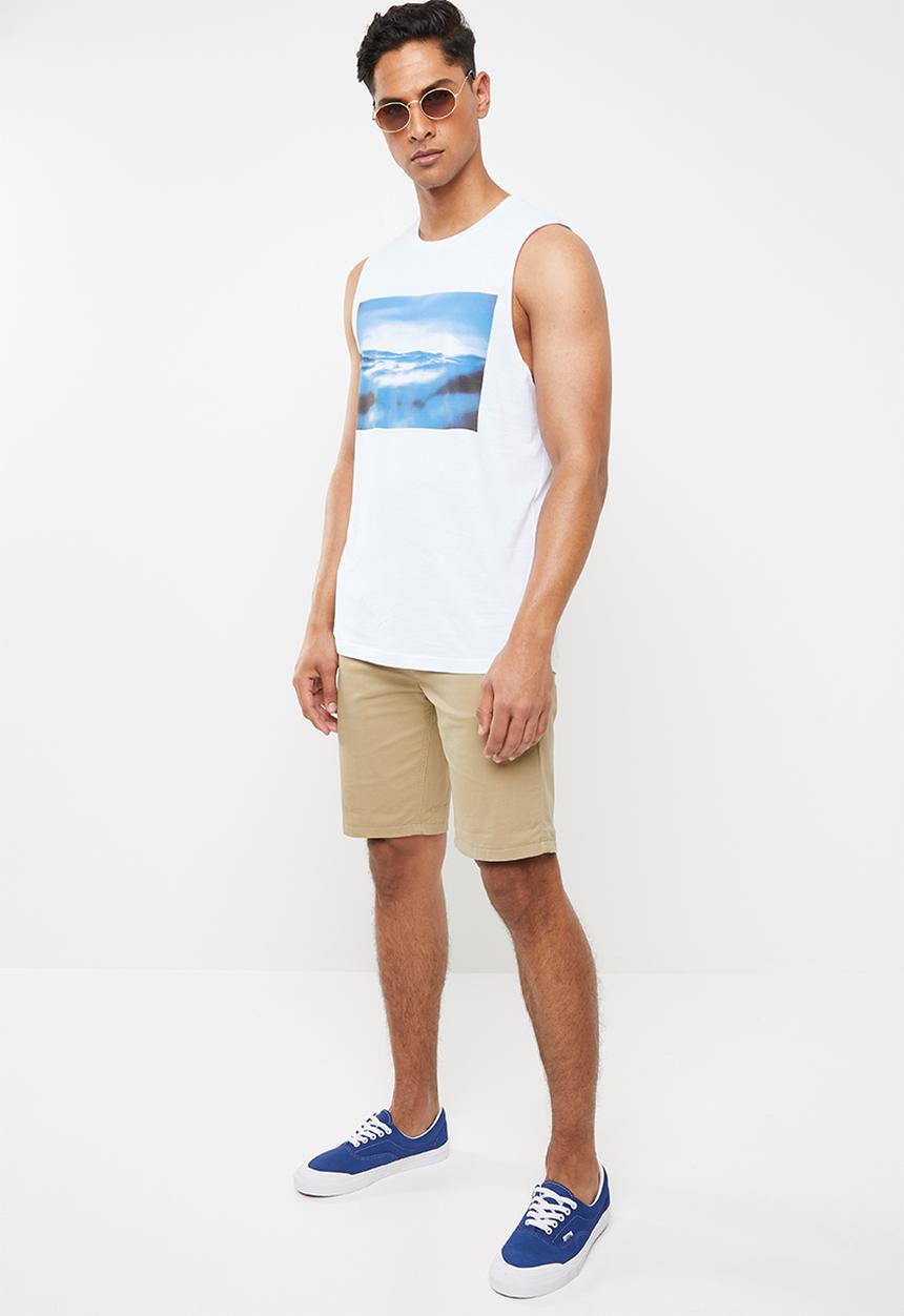 Cotton On - Tbar muscle tank - white