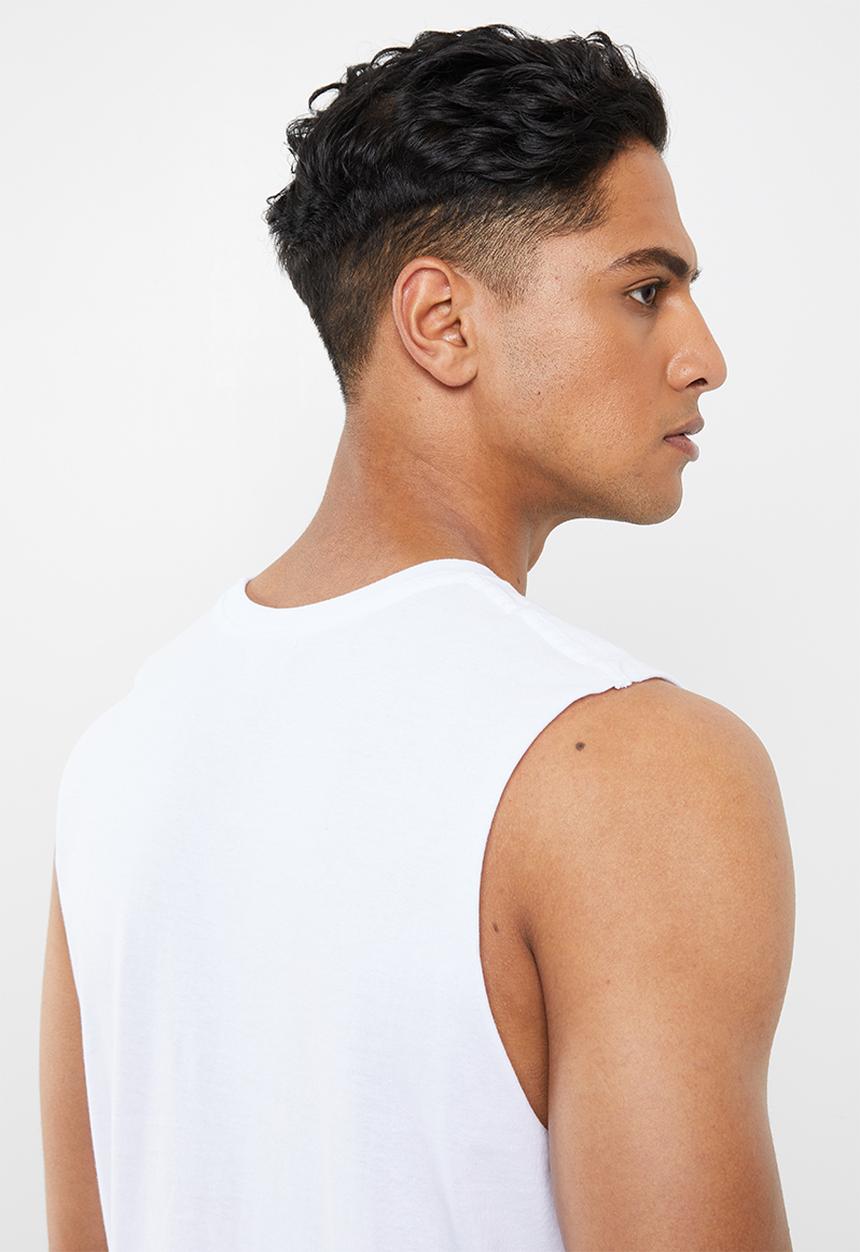 Cotton On - Tbar muscle tank - white