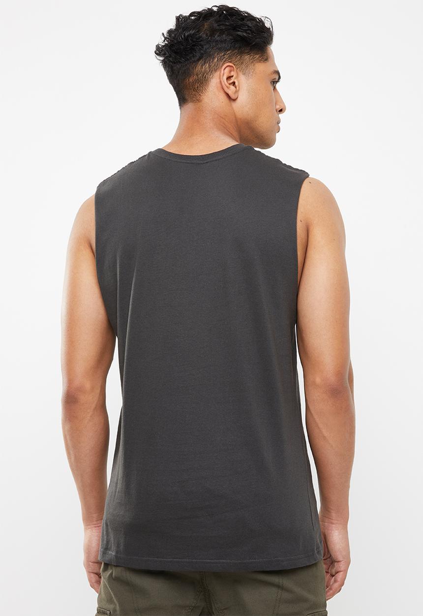 Cotton On - Tbar muscle tank - black