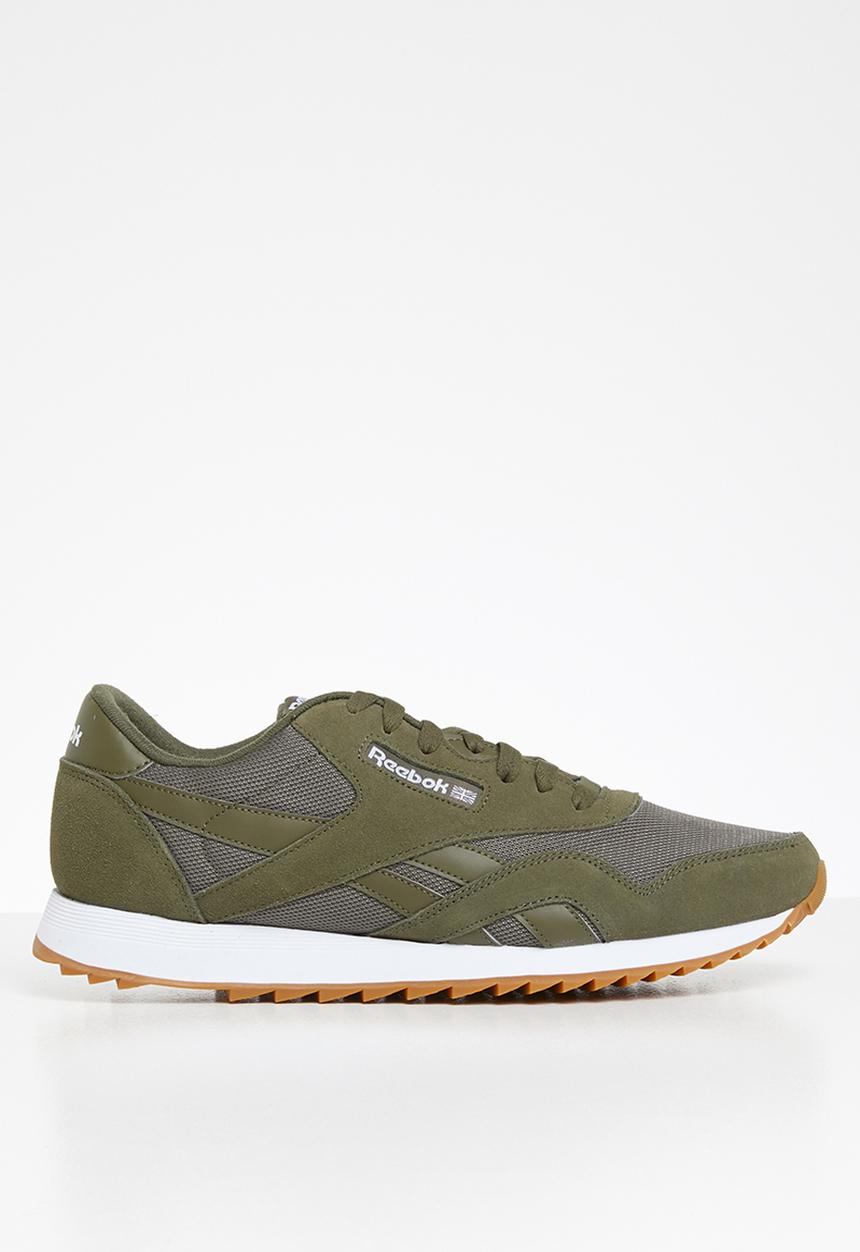 Reebok - CL Nylon Ripple - army green / cypress/gum