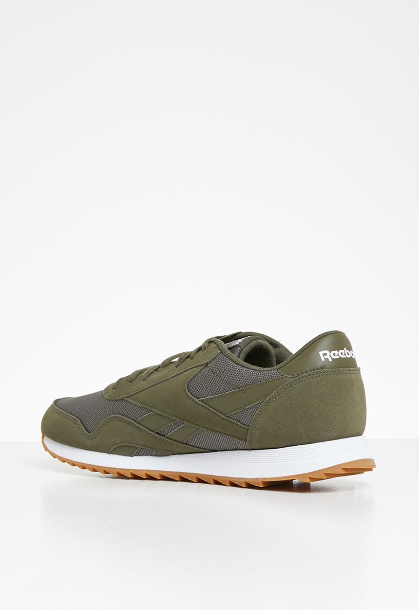 Reebok - CL Nylon Ripple - army green / cypress/gum