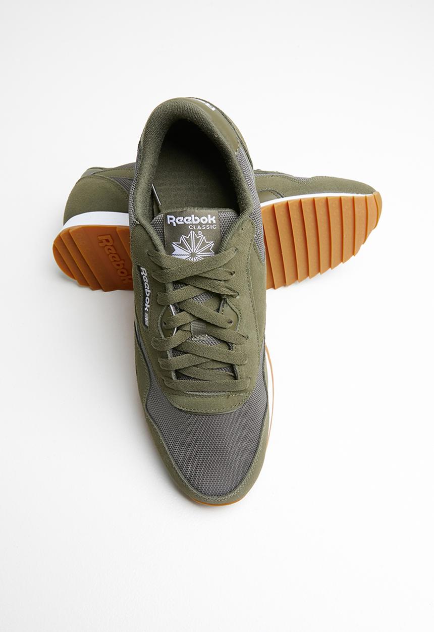 Reebok - CL Nylon Ripple - army green / cypress/gum