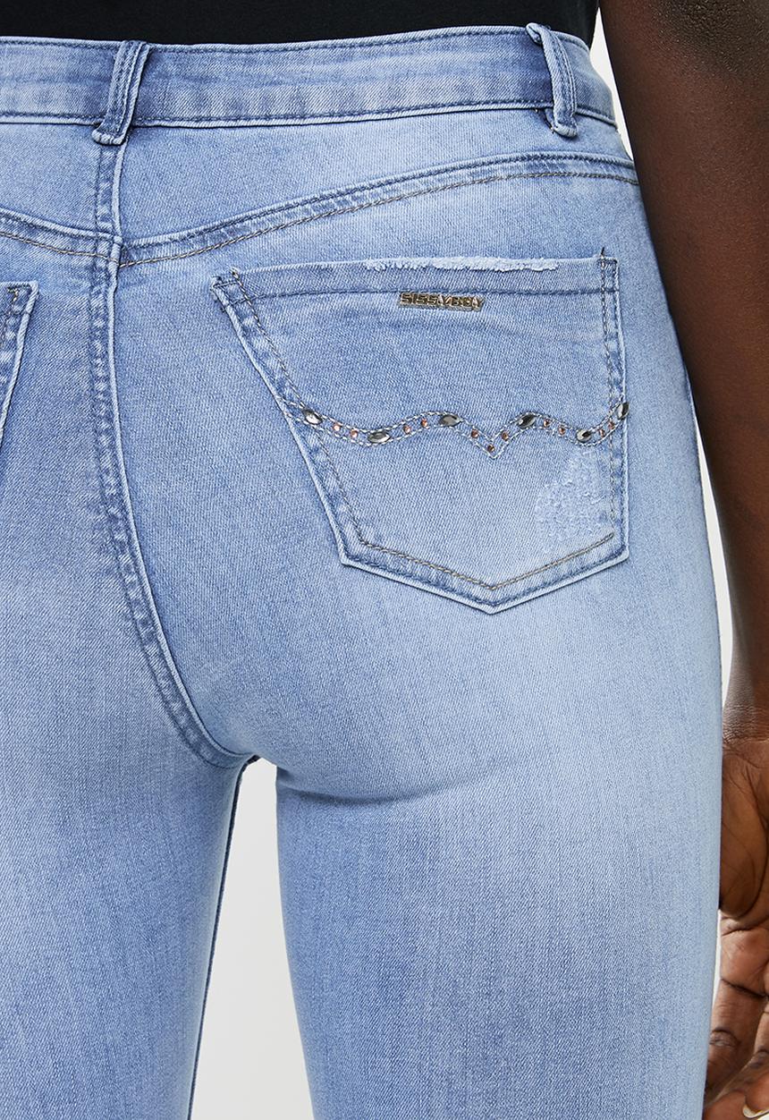 SISSY BOY - Wild card ryder skinny with rips - blue