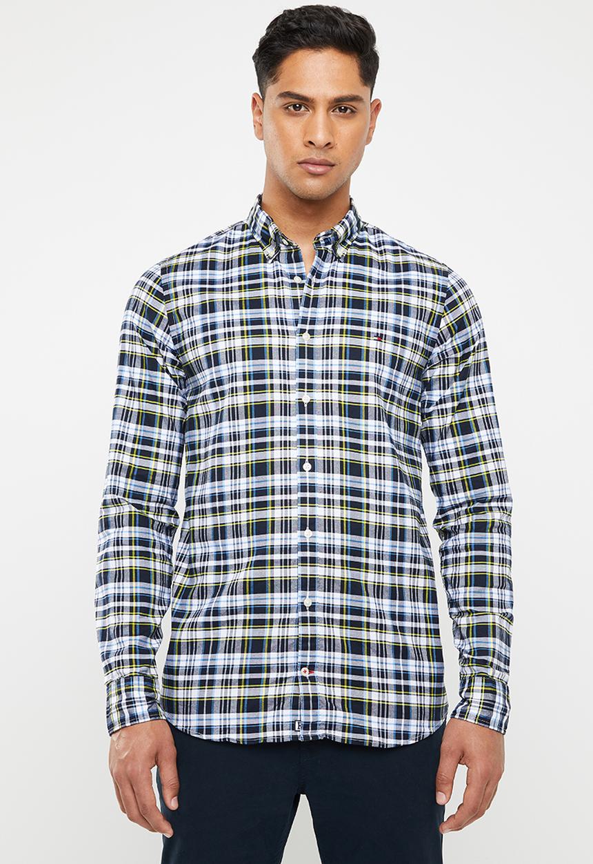 Tommy Hilfiger - Plaid check slim fit shirt - multi
