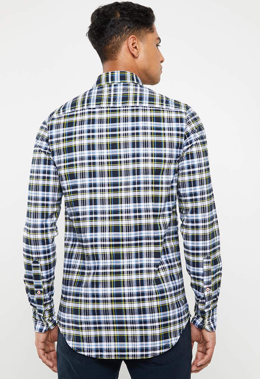 Tommy Hilfiger - Plaid check slim fit shirt - multi