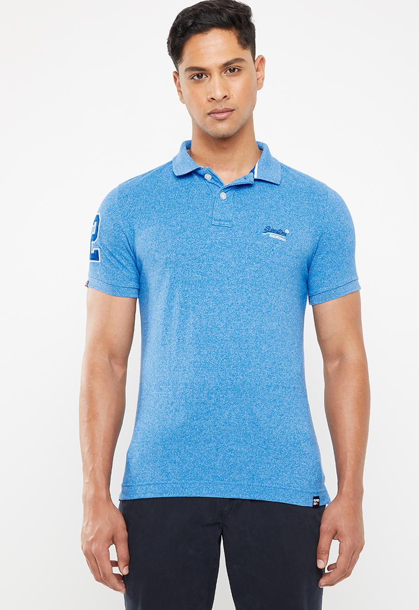 Superdry. - Classic pique polo - blue