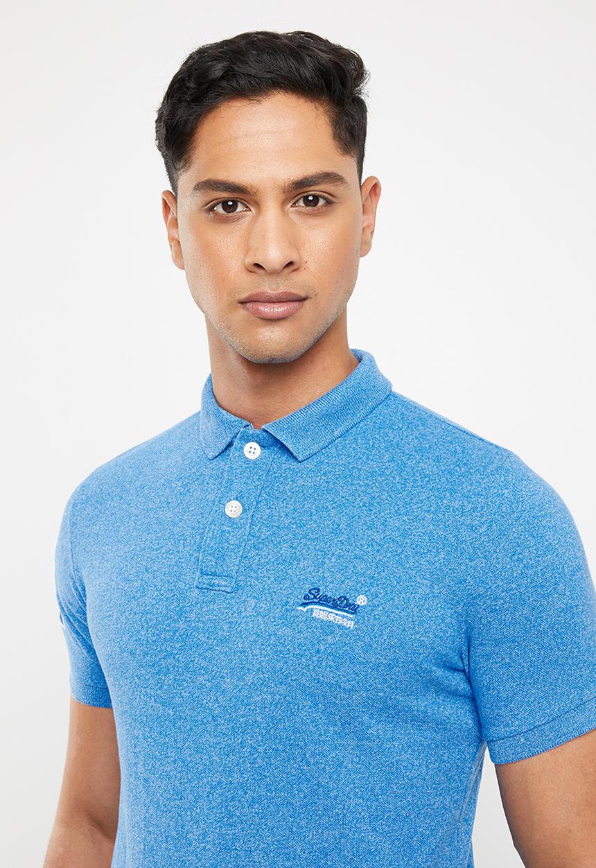 Superdry. - Classic pique polo - blue