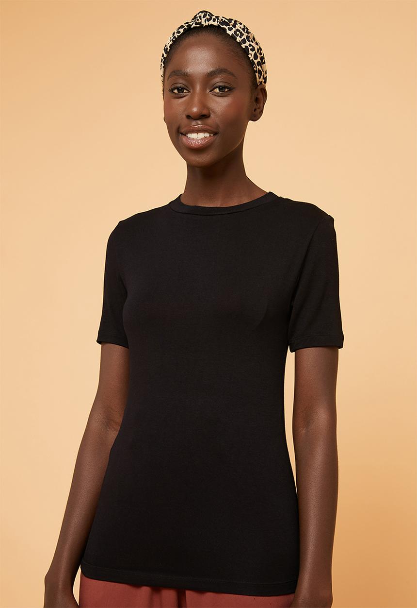 Superbalist - Soft fitted tee - black